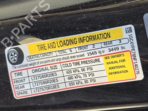 Electronic Control Module Network Gateway 2022 CHEVROLET SILVERADO 2500 PICKUP 13542827,13534928