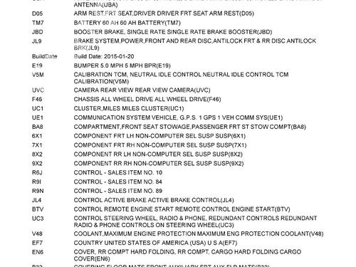 Fuse Box Engine 2015BUICK ENCORE | B-Parts